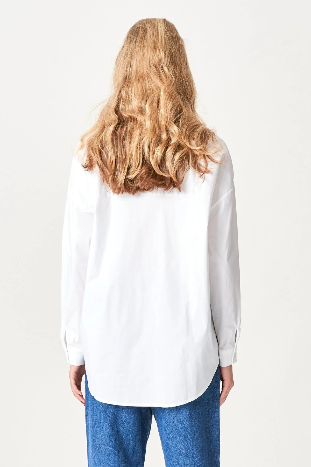 Clara Oversized Camisa - blanco - Imagen 4