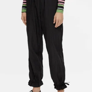 Pantalones de cintura alta de Silena - Negro