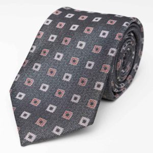 Corbata - Cuadrada Gris