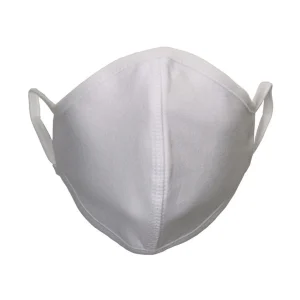 Máscara de tela - blanco (algodón orgánico)