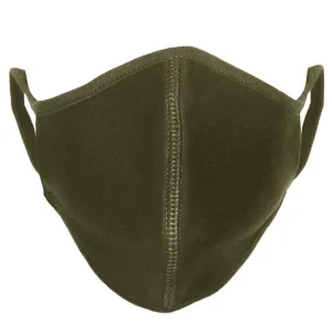 Máscara de tela - verde oliva (algodón orgánico)
