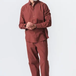 Conjunto de lino (terracota) - paquete