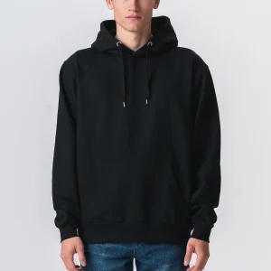Sudadera con capucha básica - negro