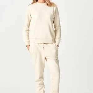 Basic SweatSuit con cuello de tripulación (beige ligero) - paquete de ofertas (mujeres)