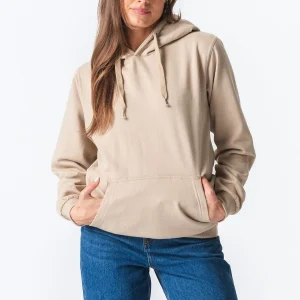 Sudadera con capucha de gran tamaño - arena