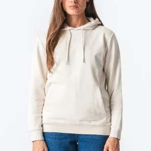 Sudor de sudadera con capucha básica - beige ligero