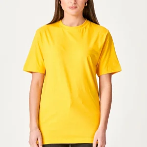 Camiseta de gran tamaño - Amarillo