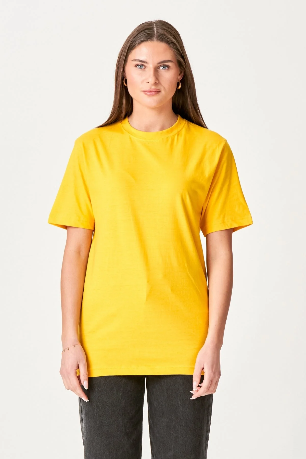 Camiseta de gran tamaño - Amarillo