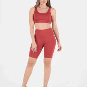 Terracota oscuro biker set