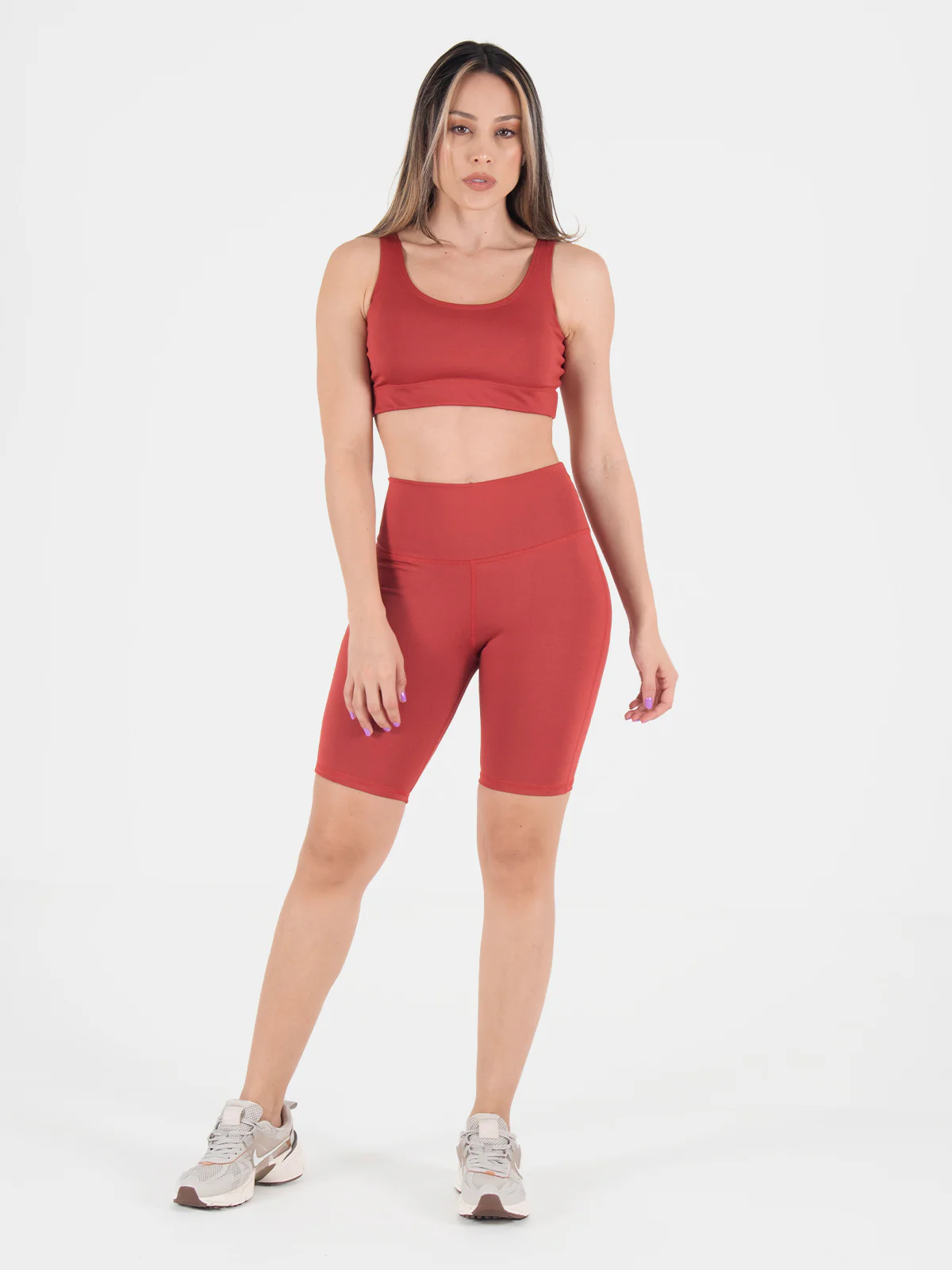 Terracota oscuro biker set