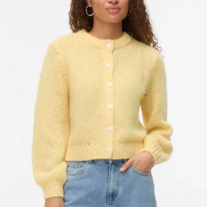 Cárdigan de cuello O Wilo - plátano pálido