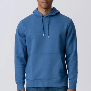Sudadera con Capucha - Azul Polvo
