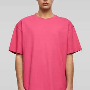 Pesado Oversized Camiseta - Hibiskus Pink