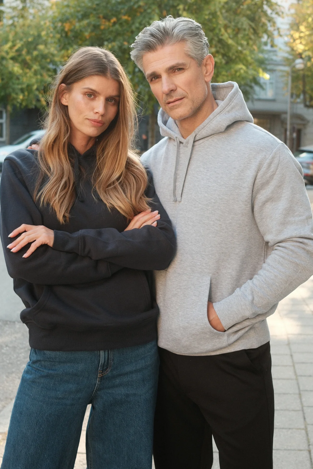 Sudadera con capucha esencial - Negro - Imagen 3