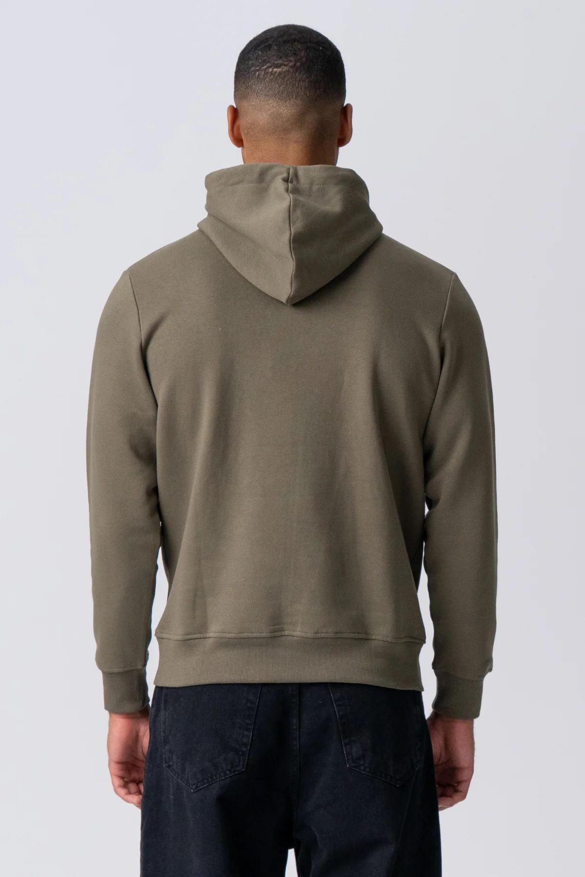 Sudadera con capucha - Verde militar - Imagen 3