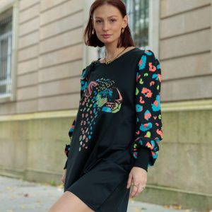 Vestido Abullonado Skull Tiger