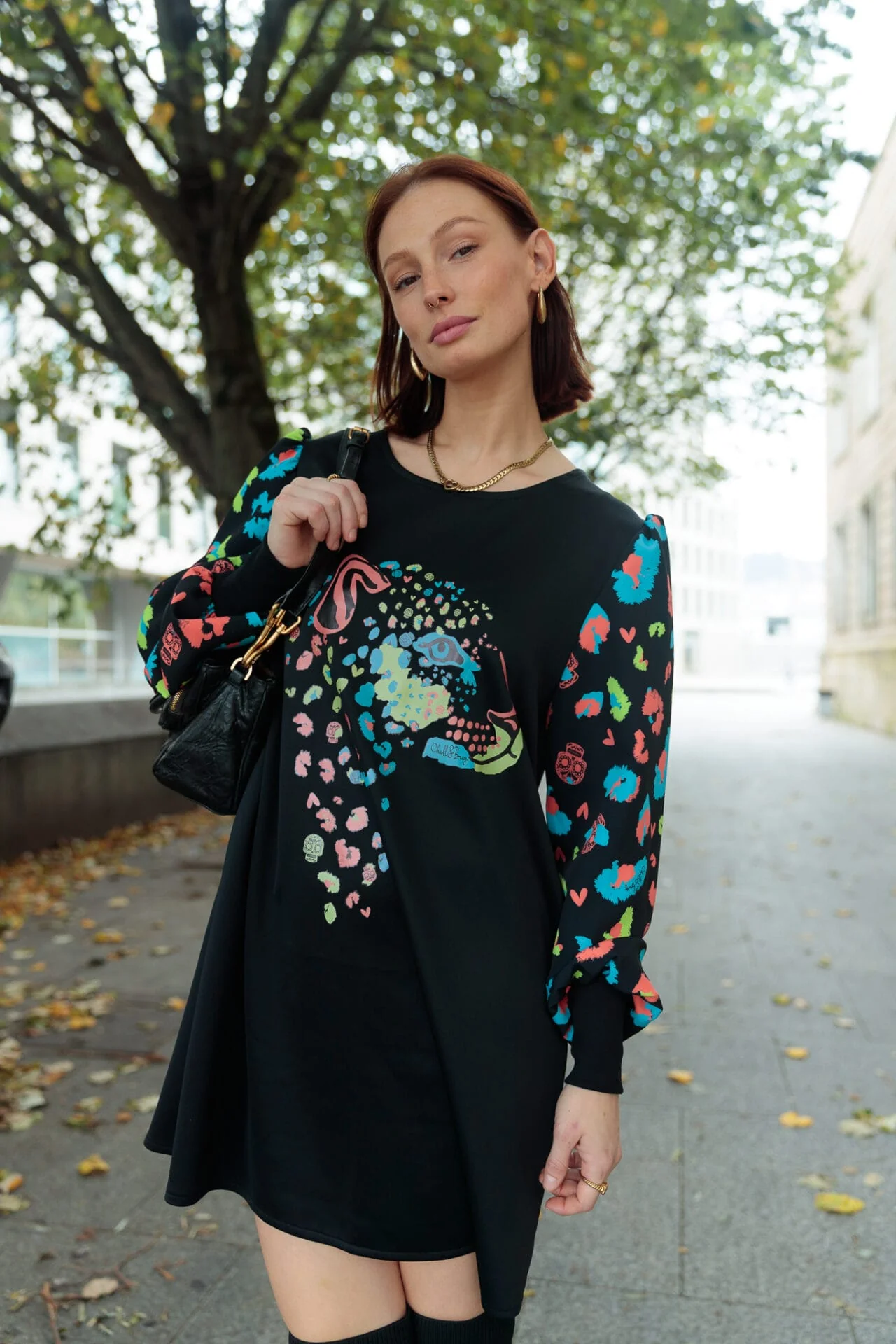 Vestido Abullonado Skull Tiger - Imagen 5