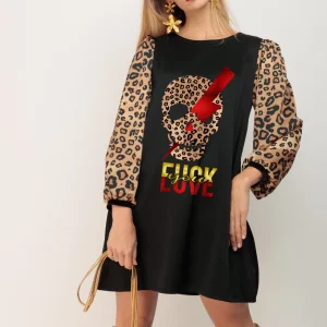 Vestido Abullonado Skull Rayo