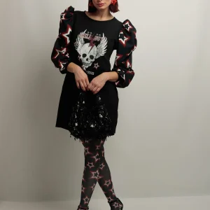 Vestido Manga Fugaz Skull