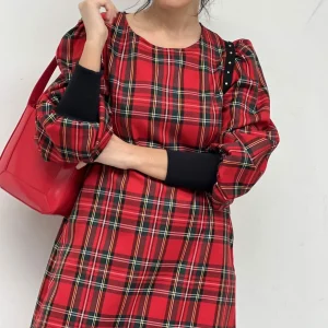 Vestido Manga Mia + Tachas