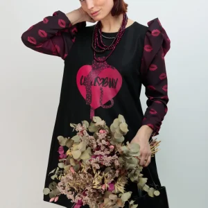 Vestido Manga Romance Tigre