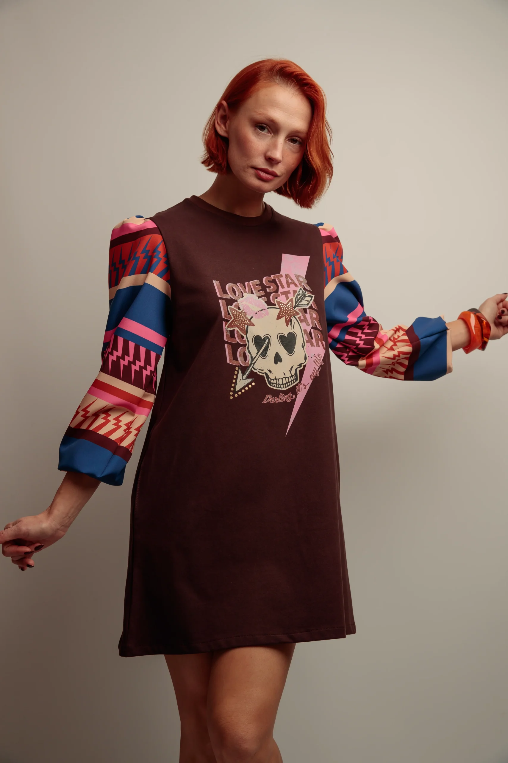 Vestido Abullonado SK Caye - Imagen 6