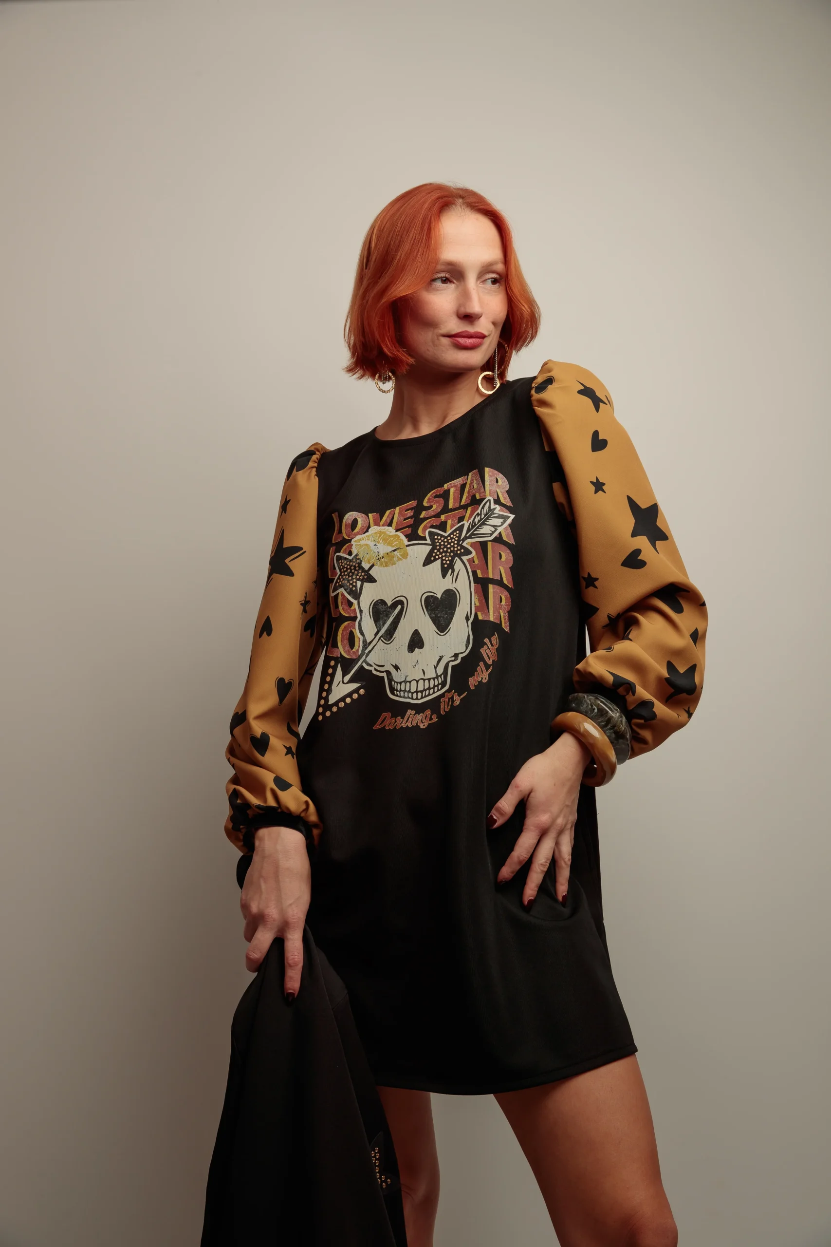 Vestido Abullonado Sk Darling