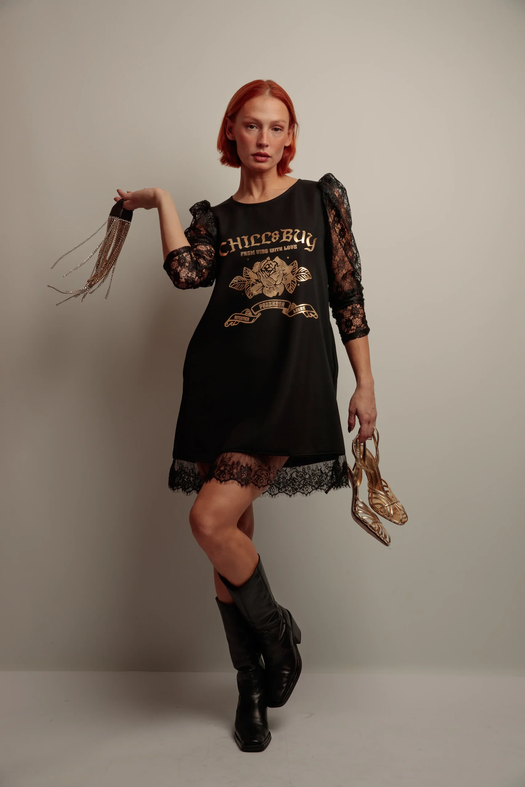 Vestido Lupita Rosas - Imagen 3