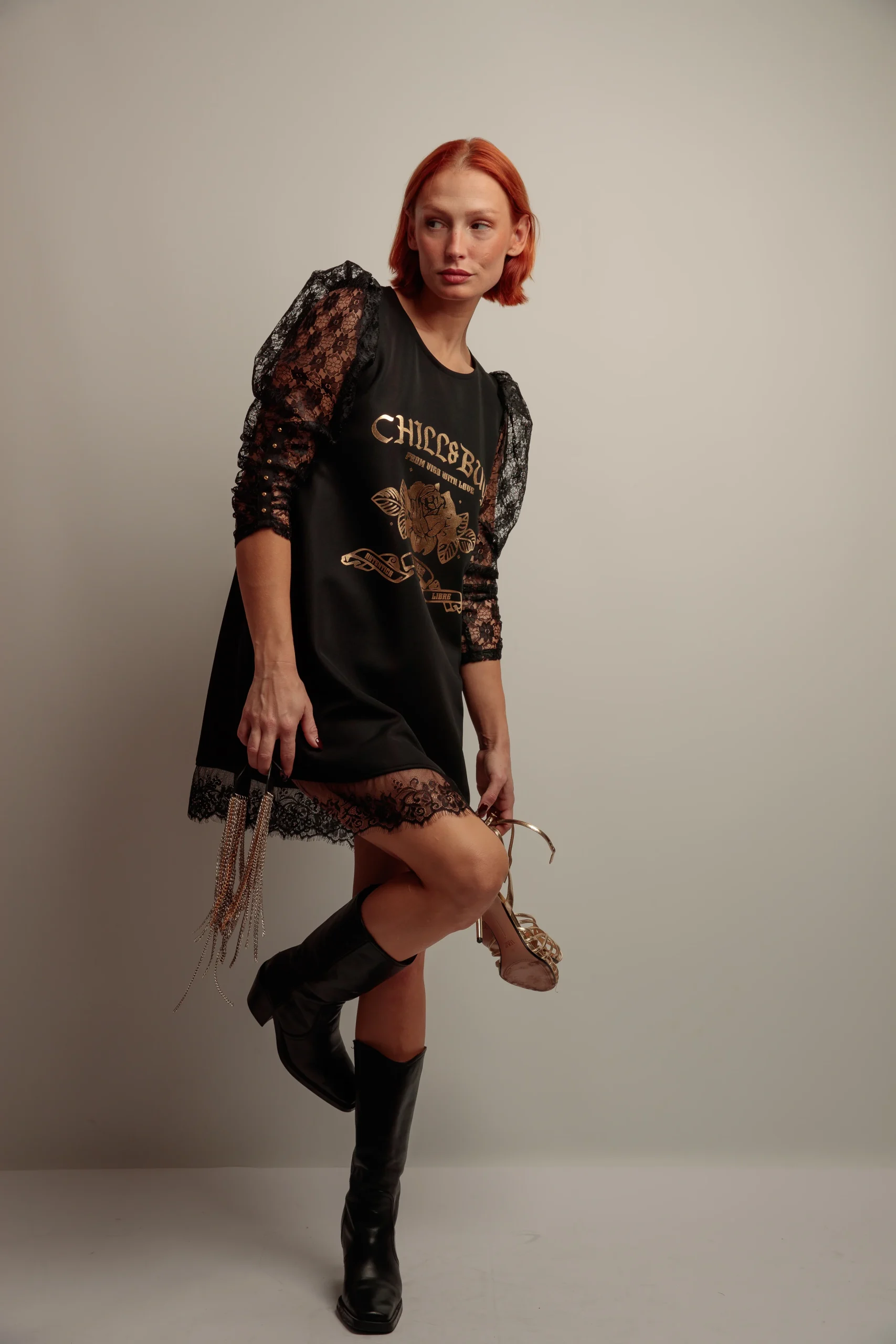 Vestido Lupita Rosas - Imagen 4