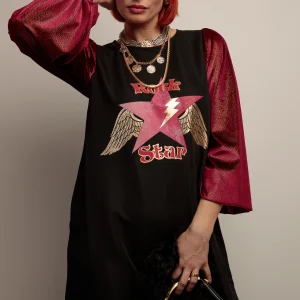 Vestido Manga Amelia Rock Star