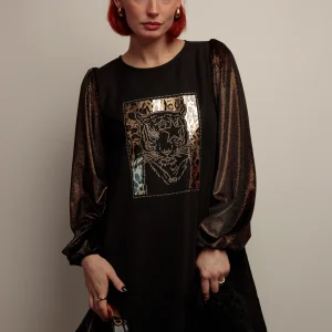 Vestido Amelia Tiger Strass