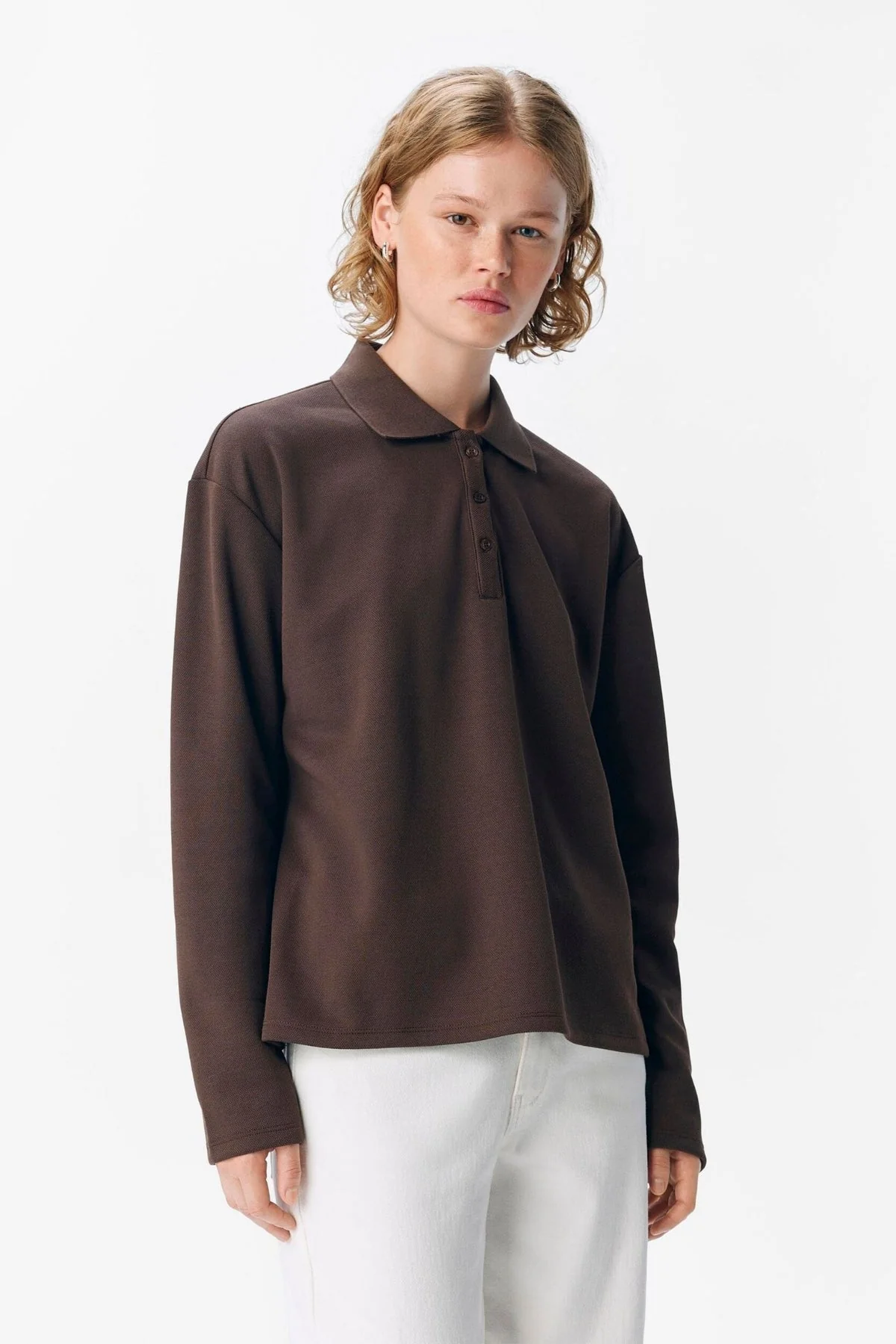 Millie Polo - Seal Brown