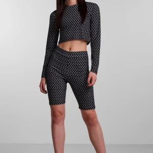 Top de manga larga Ammi - Negro