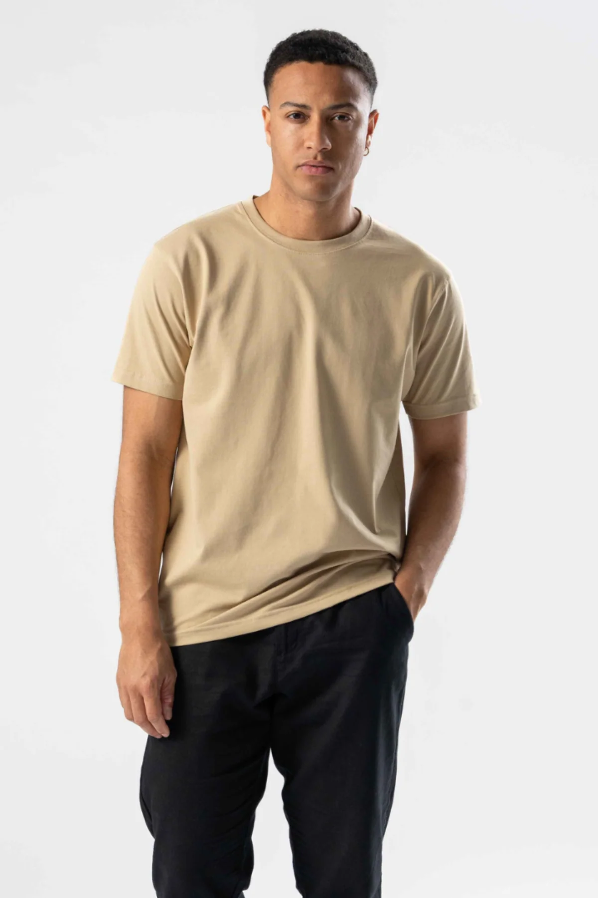 Regular Camiseta - Beige