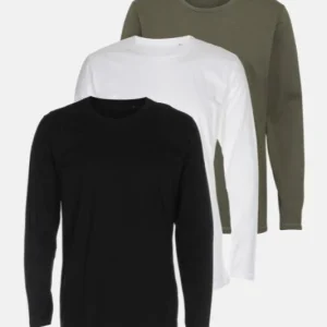 Basic Camiseta de manga larga: paquete (3 pcs).