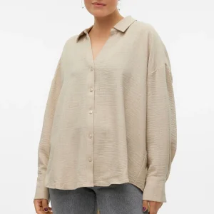 Camisa Melaney Queeny - Overcast Melange