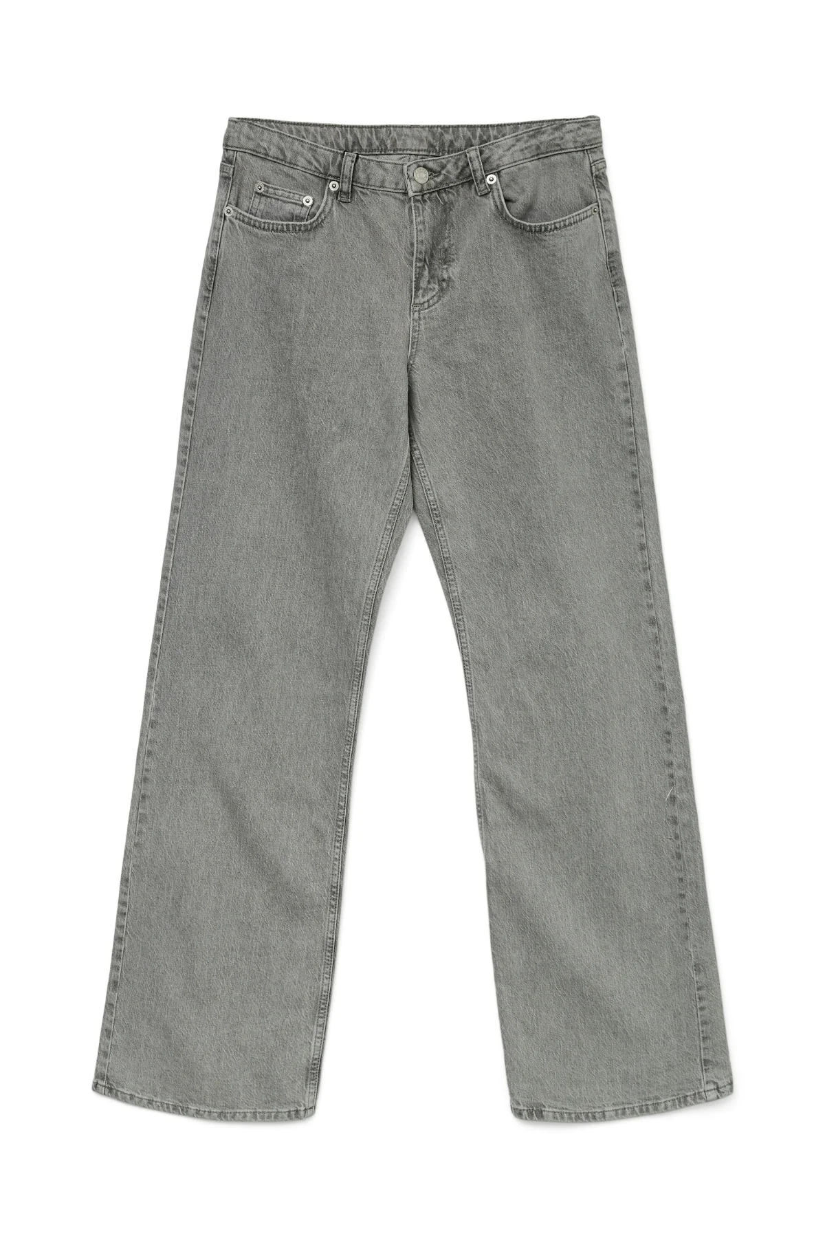 Jeans de mezclilla de cintura baja de Alexis - mezclilla gris claro - Imagen 6