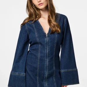 Vestido vaquero Flora - Denim azul oscuro