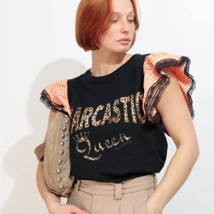 Camiseta Sarcastic Print