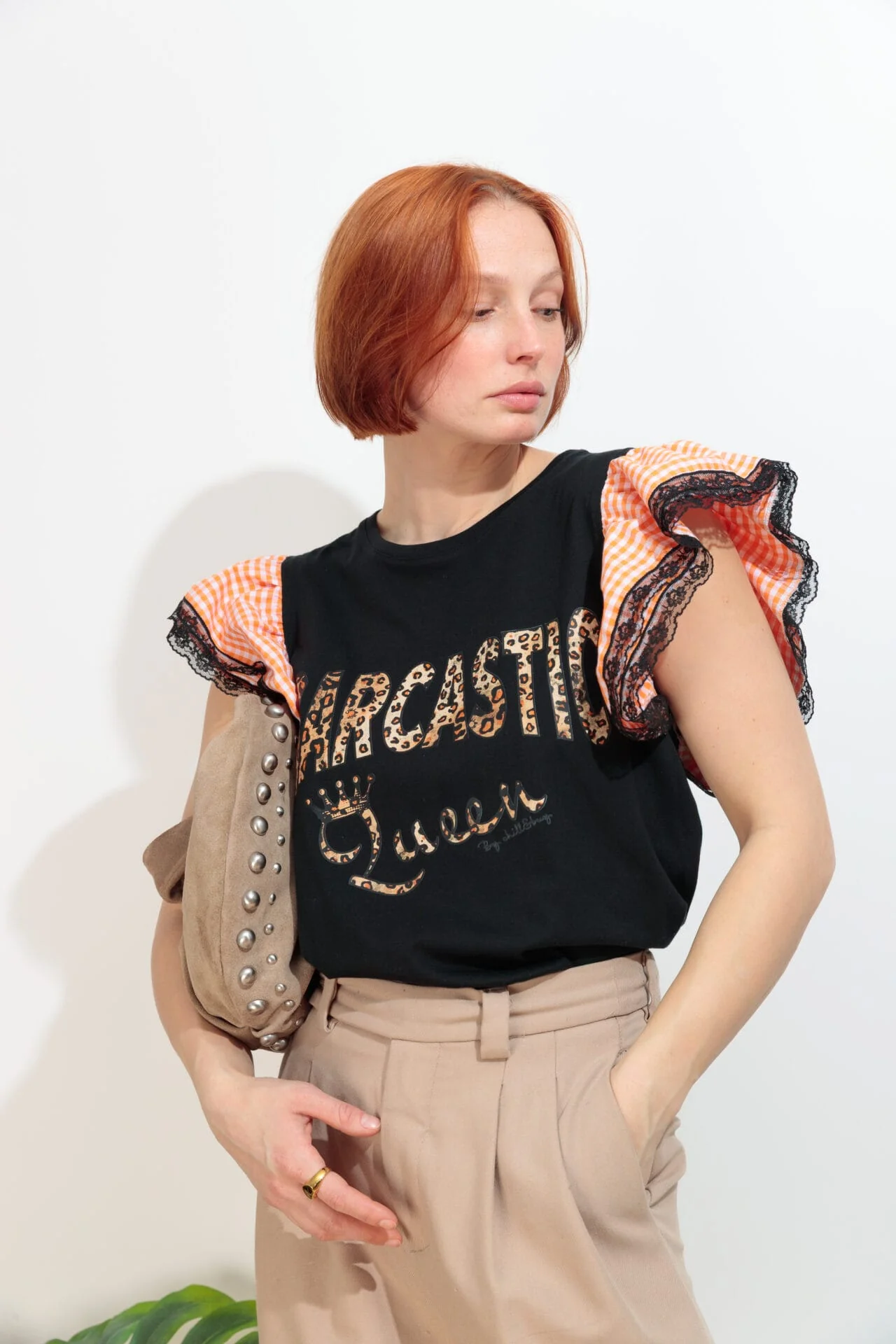 Camiseta Sarcastic Print