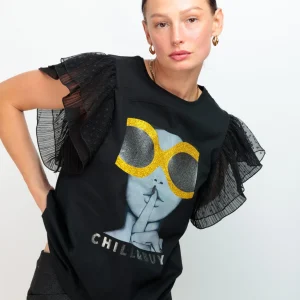 Camiseta Tul Chica Shh