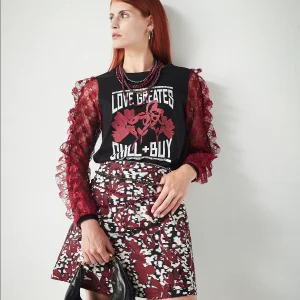 Camiseta Florine Granate Love