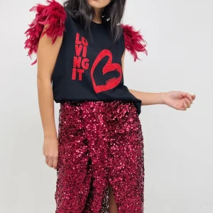 Camiseta Plumas Loving It