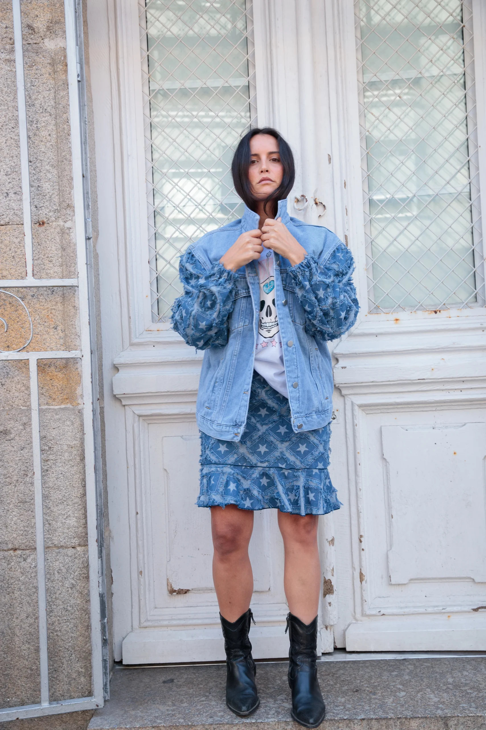 Cazadora Abullonada Skull Lover - Imagen 3