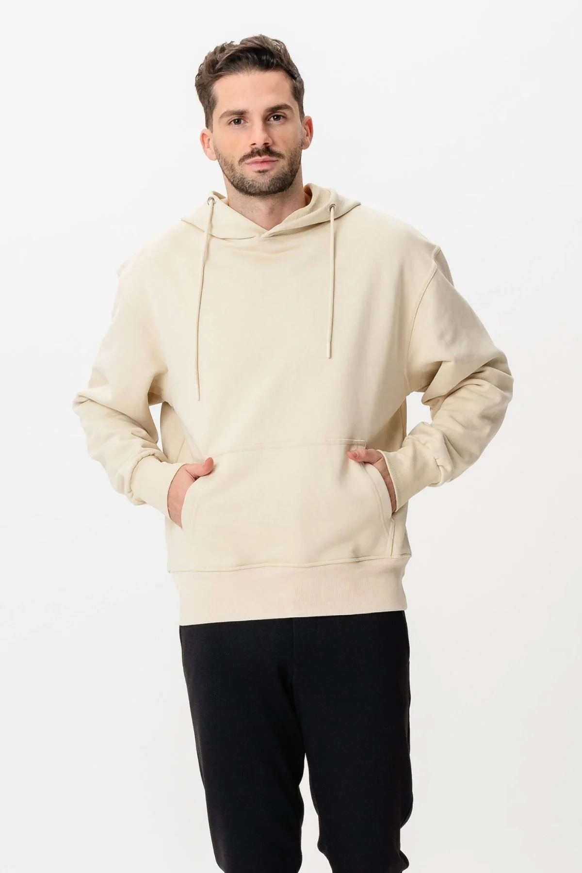 Heavy Hoodie - Beige - Imagen 3