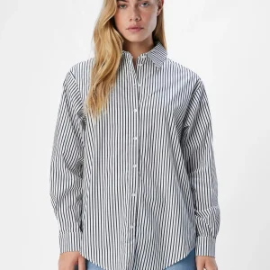 Tutta lo l/s camisa - negro/blanco