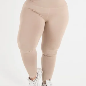 Beige leggins plus