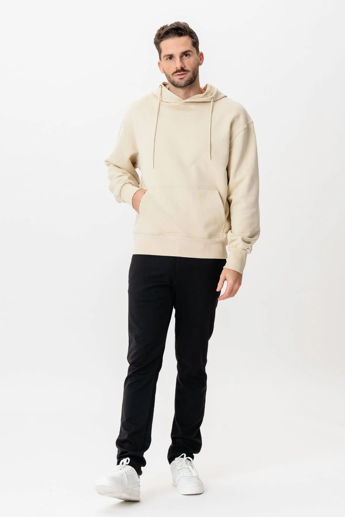 Heavy Hoodie - Beige - Imagen 5