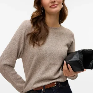 Blusa Doffy con cuello redondo - Moon Rock Melange