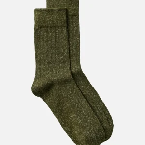 Calcetines con brillo de kamala - hoja de uva